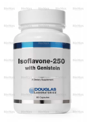 Підтримка в період менопаузи (Ізофлавони з геністеїном), Isoflavone-250 with Genistein, Douglas Laboratories, 60 капсул