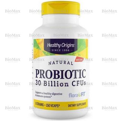 Пробиотики, Probiotic, Healthy Origins, 30 млрд. КОЕ, 150 капсул