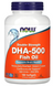 Омега 3, DHA-500, Now Foods, 180 капсул