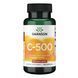Вітамін С-500 з шипшиною, C-500 Vitamin C with Rose Hips, Swanson, 500 мг, 100 веганських капсул