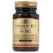 Вітамін B2, Vitamin B2, Solgar, 50 мг, 100 таблеток